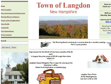 Tablet Screenshot of langdonnh.org